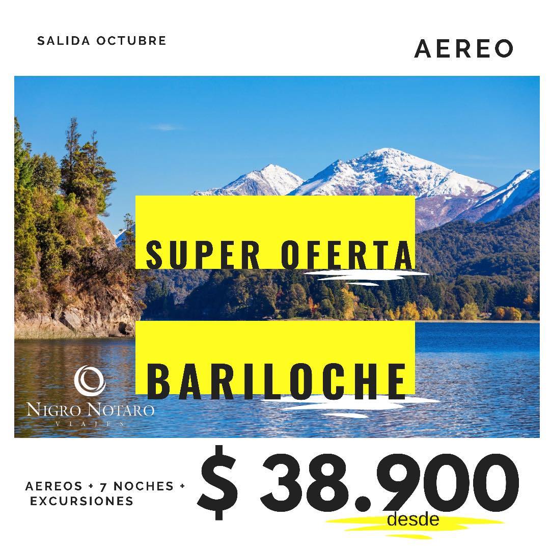 SUPER OFERTA BARILOCHE